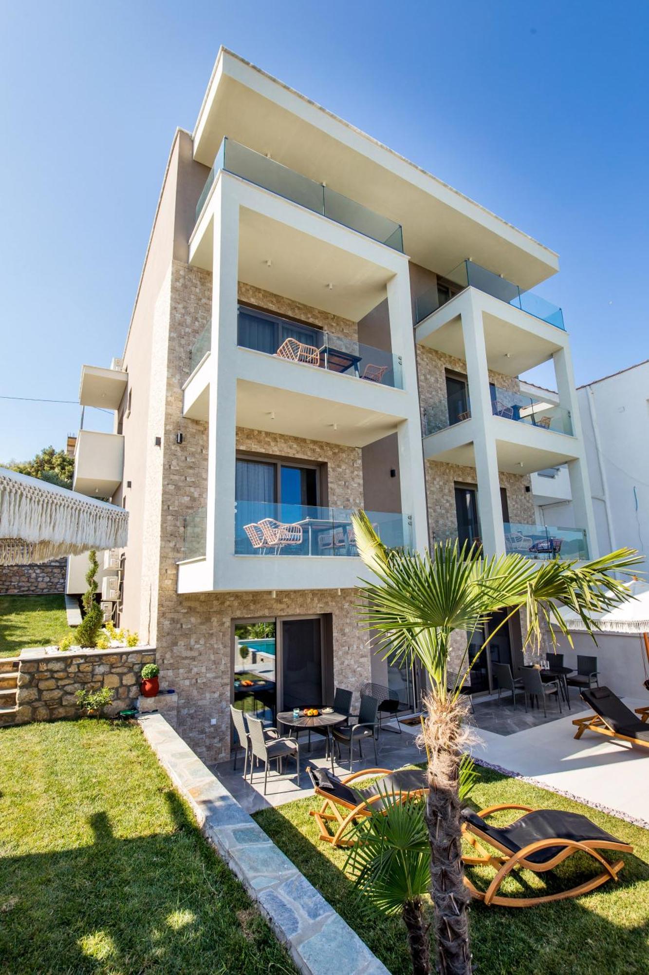 Aigli Skala Maries Deluxe Διαμέρισμα Skála Marión Εξωτερικό φωτογραφία