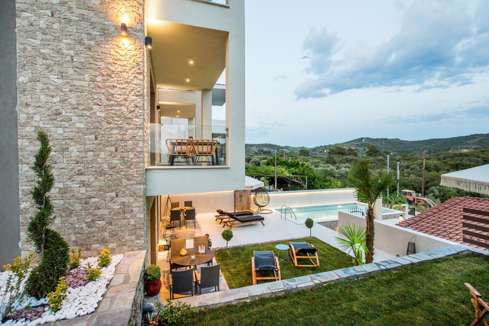 Aigli Skala Maries Deluxe Διαμέρισμα Skála Marión Εξωτερικό φωτογραφία