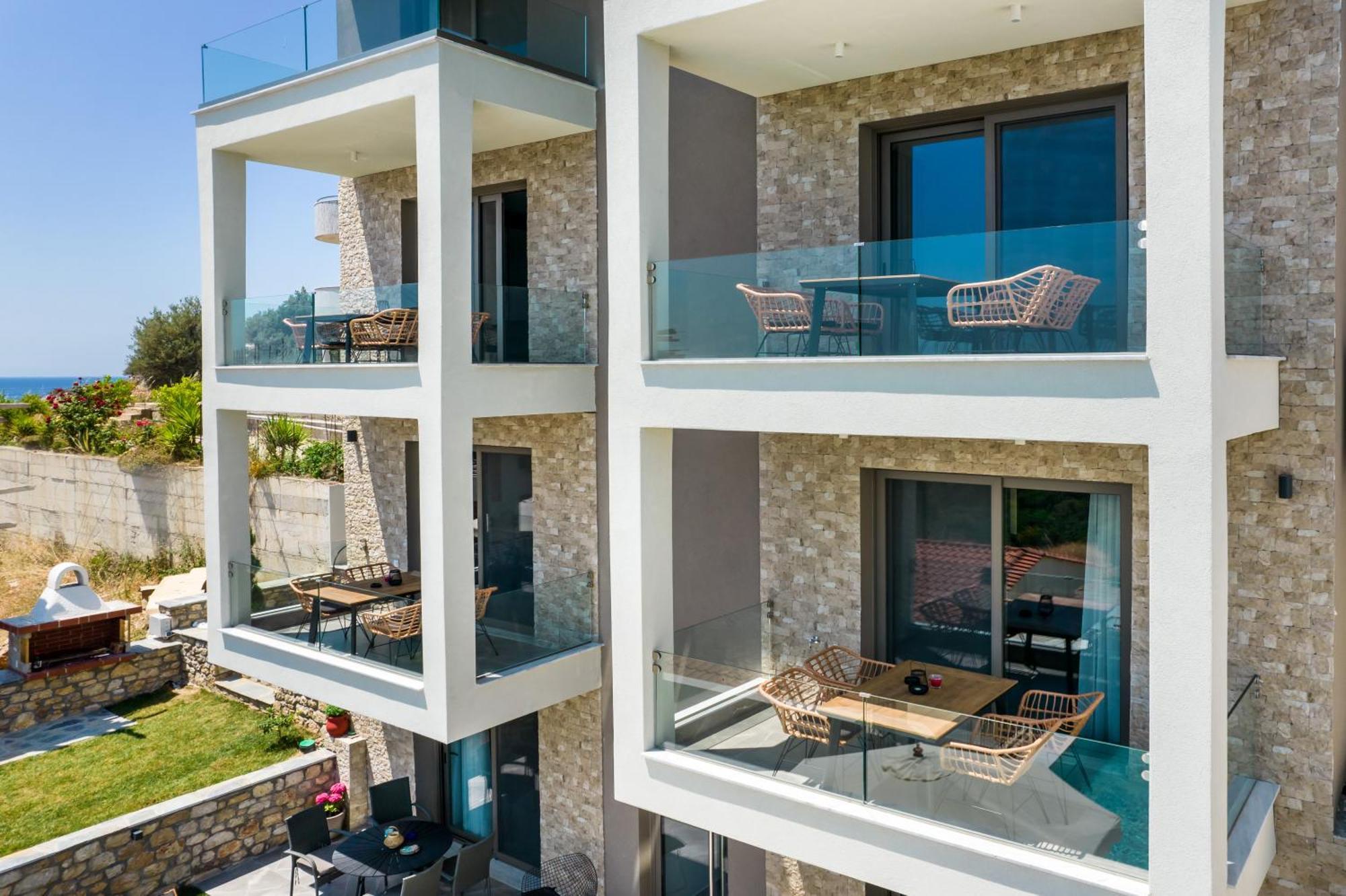 Aigli Skala Maries Deluxe Διαμέρισμα Skála Marión Εξωτερικό φωτογραφία